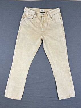 Citizens Of Humanity Jolene Light Khaki Button-Fly Jeans